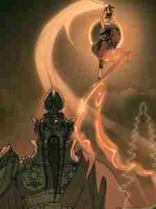 People are traveling to the west, starting to steal ginseng fruit